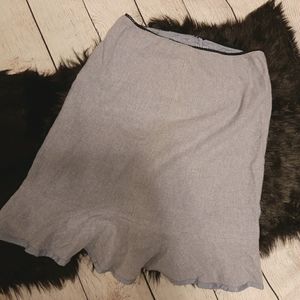 Anthropologie Light Purple Wool Mix Pencil Skirt